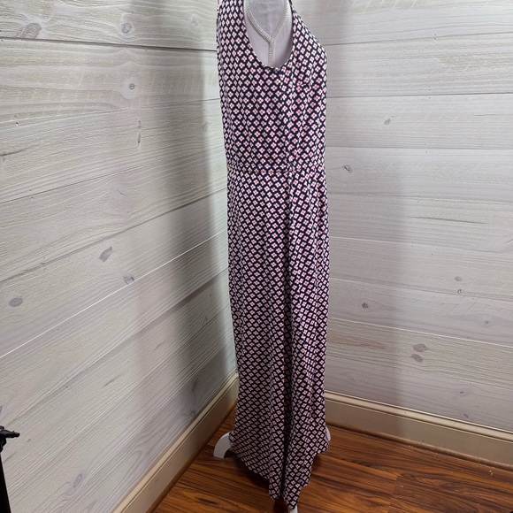 Talbots Cute Floral Maxi Dress L FREE SHIP - Picture 2 of 5